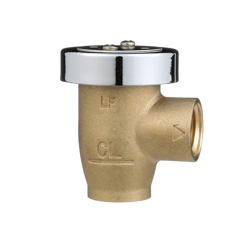 Watts LF288A 1/2" Lead-Free Brass Anti-Siphon Vacuum Breaker Backflow Preventer, Female NPT Inlet and Outlet, Silicone Disc Seat, Chrome Hood, Low-Flow Applications - Image 4